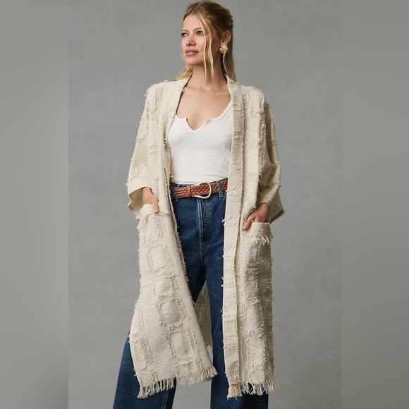 ✨ HP X 3✨ NWTS FRINGED KIMONO (O/S) - Picture 2 of 4